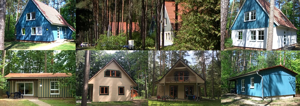 Ferienhäuser und Bungalows im Ferienpark